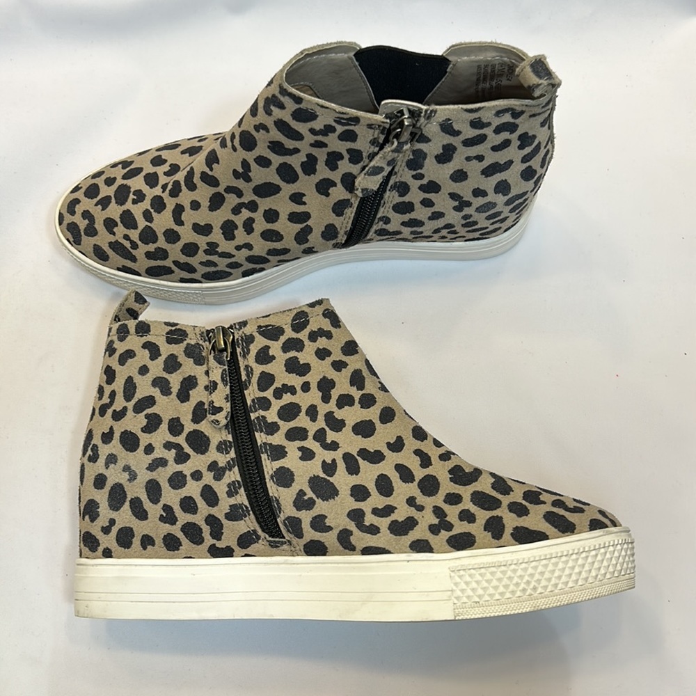 Caslon Aidy Water Resistant Leather Platform Sneaker-Size 6.5 NWOB - Picture 3 of 8